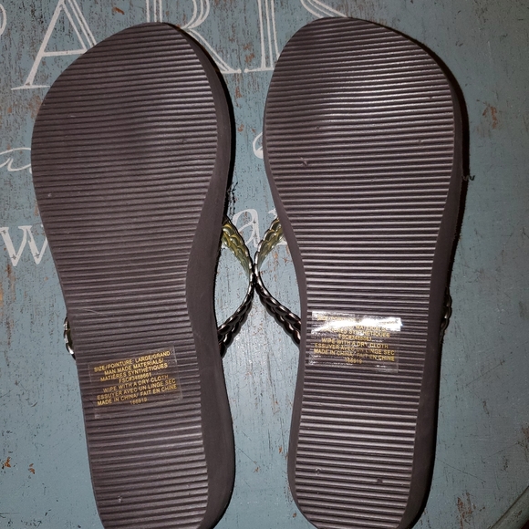 🌞3/$25🌞Wedge Sandal , New size large (9/10) - Picture 2 of 4